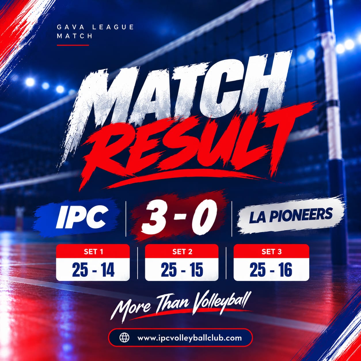 IPC CRUISE PAST LA PIONEERS IN STRAIGHT SETS
